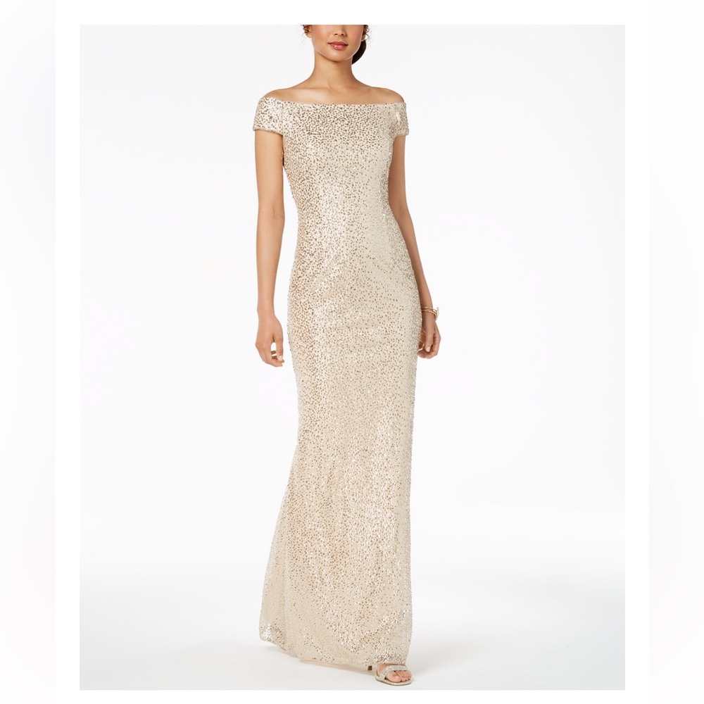 Adrianna Papell Sequin Gown